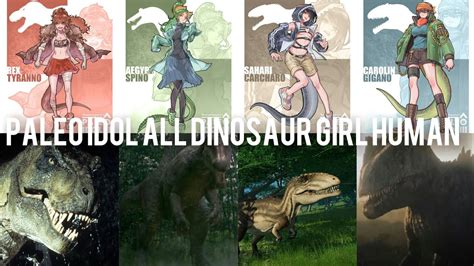 all paleo idol all dinosaurs girl human version .